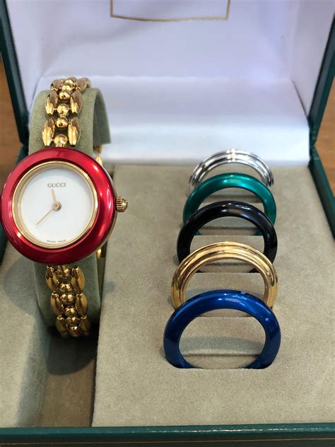 gucci interchangeable bezel watch dupe|gucci replacement bezels.